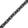 Thumbnail Image 0 of Vera Wang Men 6.8mm Squared Rolo Chain Bracelet in Sterling Silver with Black Ruthenium - 8.5"