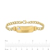 Thumbnail Image 2 of Eternally Bonded 1/5 CT. Diamond Bottle with Cap I.D. Curb Chain Bracelet in 14K Gold