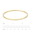 Thumbnail Image 2 of Hollow 3.0mm Flex Bangle Bracelet in 14K Gold