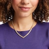 Thumbnail Image 2 of Braided 2.4mm Rope Chain Necklace in Hollow 14K Gold - 18"