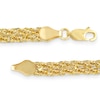 Thumbnail Image 2 of Braided 2.4mm Rope Chain Necklace in Hollow 14K Gold - 18"