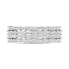 Thumbnail Image 3 of 1 CT. T.W. Baguette-Cut Diamond Sideways Multi-Row Band in 14K White Gold