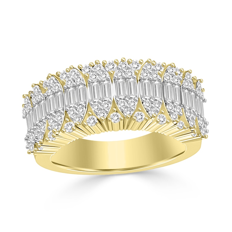 Main Image 1 of 1 CT. T.W. Multi-Diamond Band in 14K Gold