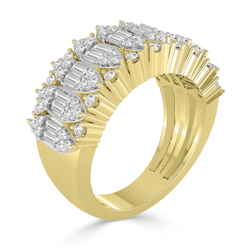 Main Image 2 of 1 CT. T.W. Multi-Diamond Band in 14K Gold