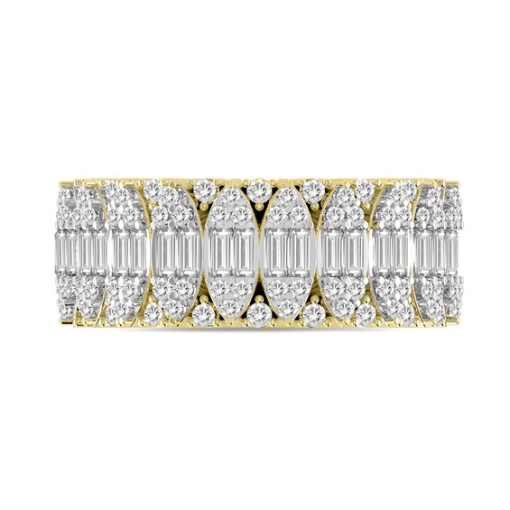 1 CT. T.w. Multi-Diamond Band in 14K Gold