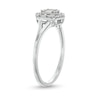 Thumbnail Image 3 of 1/5 CT. T.W. Multi-Diamond Hexagon Open Frame Ring in 10K White Gold