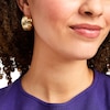 Thumbnail Image 2 of Diamond-Cut 11.0mm Hoop Earrings in Hollow 10K Gold