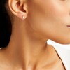 Thumbnail Image 2 of 1/2 CT. T.W. Diamond Solitaire Stud Earrings in 10K Gold (J/I3)