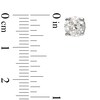 Thumbnail Image 2 of 1/2 CT. T.W. Diamond Solitaire Stud Earrings in 10K White Gold (J/I3)