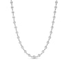 Thumbnail Image 1 of 3/8 CT. T.W. Diamond Marquise Link Necklace in Sterling Silver