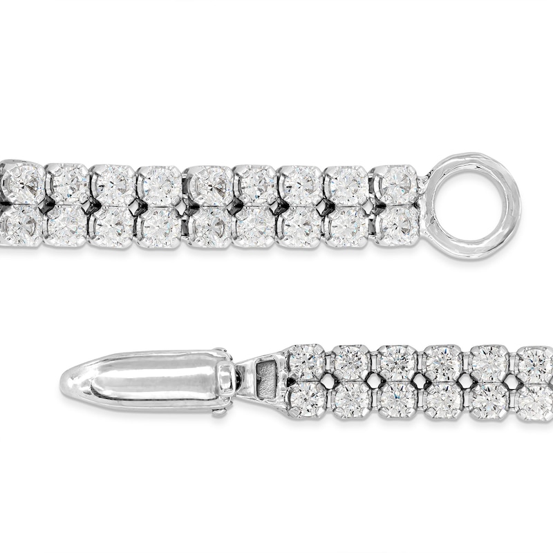 2 CT. T.W. Certified Lab-Created Diamond Tennis Bracelet in 14K White Gold (F/SI2)