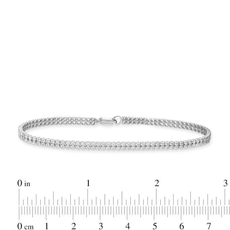 2 CT. T.W. Certified Lab-Created Diamond Tennis Bracelet in 14K White Gold (F/SI2)