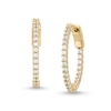 Thumbnail Image 0 of 1/2 CT. T.W. Diamond Inside-Out Hoop Earrings in 10K Gold