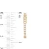 Thumbnail Image 3 of 1/2 CT. T.W. Diamond Inside-Out Hoop Earrings in 10K Gold