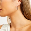 Thumbnail Image 1 of 2 CT. T.W. Diamond Inside-Out Hoop Earrings in 10K Gold