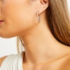 Thumbnail Image 2 of 2 CT. T.W. Diamond Inside-Out Hoop Earrings in 10K Gold
