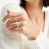 Thumbnail Image 2 of 1-3/4 CT. T.W. Marquise-Cut Certified Lab-Grown Diamond Frame Engagement Ring in 14K White Gold (F/VS2)