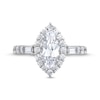 Thumbnail Image 4 of 1-3/4 CT. T.W. Marquise-Cut Certified Lab-Grown Diamond Frame Engagement Ring in 14K White Gold (F/VS2)