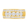 Thumbnail Image 3 of 2 CT. T.W.Certified Lab-Grown Diamond Band in 14K  Gold (F/VS2)