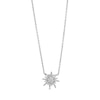 Thumbnail Image 0 of 1/10 CT. T.W. Diamond Flowy Sun Pendant in Sterling Silver