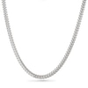 Thumbnail Image 0 of 7.2mm Diamond-Cut Cuban Curb Chain Necklace in Solid Sterling Silver  - 22"