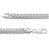 Thumbnail Image 2 of 7.2mm Diamond-Cut Cuban Curb Chain Necklace in Solid Sterling Silver  - 22"