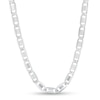 Thumbnail Image 0 of 6.2mm Diamond-Cut Valentino Chain Necklace in Solid Sterling Silver  - 22"