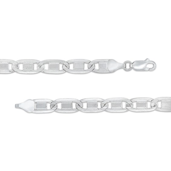 6.2mm Diamond-Cut Valentino Chain Necklace in Solid Sterling Silver - 22"
