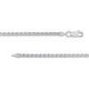 Thumbnail Image 2 of 2.4mm Diamond-Cut Box Chain Necklace in Solid Sterling Silver  - 20"