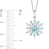 Thumbnail Image 4 of Collector’s Edition Enchanted Disney Frozen 10th Anniversary Snowflake Pendant and Stud Earrings Set in Sterling Silver