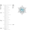 Thumbnail Image 7 of Collector’s Edition Enchanted Disney Frozen 10th Anniversary Snowflake Pendant and Stud Earrings Set in Sterling Silver