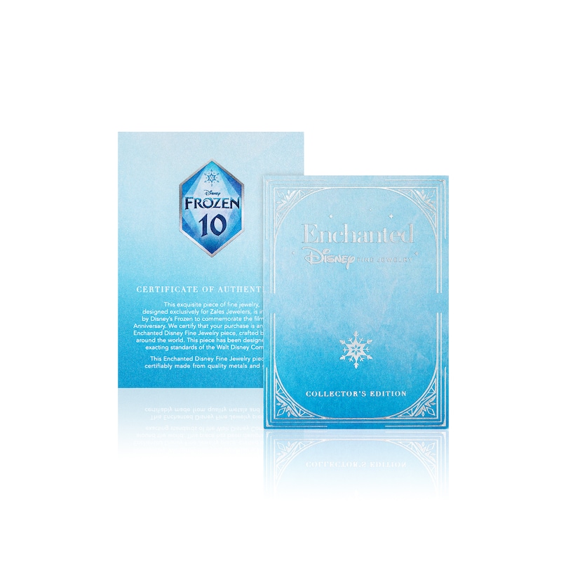 Main Image 8 of Collector’s Edition Enchanted Disney Frozen 10th Anniversary Snowflake Pendant and Stud Earrings Set in Sterling Silver