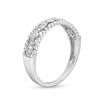 Thumbnail Image 2 of 1/10 CT. T.W. Diamond Marquise Links Beaded Edge Band in 10K White Gold