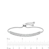 Thumbnail Image 2 of 1/2 CT. T.W. Diamond Miracle Multi-Row Bolo Bracelet in Sterling Silver - 9.5"