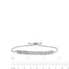 Thumbnail Image 3 of 1/10 CT. T.W. Diamond Watch Band Bolo Bracelet in Sterling Silver - 9.5"