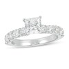 Thumbnail Image 0 of 2 CT. T.W. Certified Princess-Cut Diamond Engagement Ring in 14K White Gold (I/SI2)