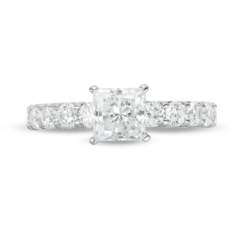 2 CT. T.W. Certified Princess-Cut Diamond Engagement Ring in 14K White Gold (I/SI2)