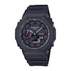 Thumbnail Image 1 of Men's Casio G-Shock Classic Analog-Digital Black Resin Strap Watch with Black Dial and Pink Accents (Model: GA2100P-1A)
