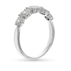 Thumbnail Image 3 of 1/2 CT. T.W. Diamond Frame Five Stone Band in 10K White Gold