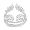 Thumbnail Image 1 of 1-1/2 CT. T.W. Pear-Shaped Diamond Open Shank Guard in 14K White Gold