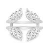 Thumbnail Image 3 of 1-1/2 CT. T.W. Pear-Shaped Diamond Open Shank Guard in 14K White Gold