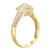 Thumbnail Image 3 of 1/2 CT. T.W. Multi-Diamond Frame Heart Ring in 10K Gold