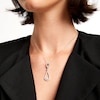Thumbnail Image 2 of 1-1/4 CT. T.W. Diamond Elongated Teardrop Pendant in 10K White Gold