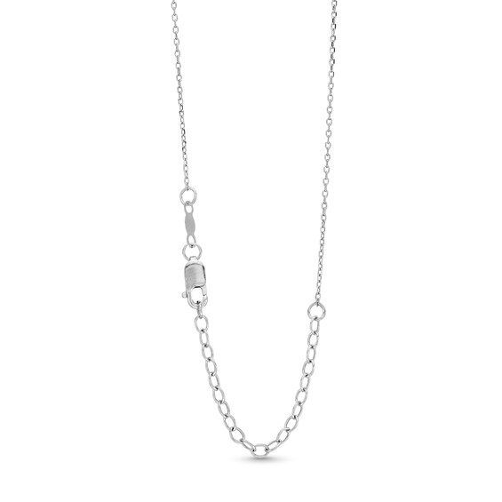 1-1/4 CT. T.w. Diamond Elongated Teardrop Pendant in 10K White Gold