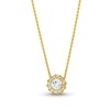 Thumbnail Image 1 of 3/4 CT. T.W. Diamond Frame Pendant in 14K Gold