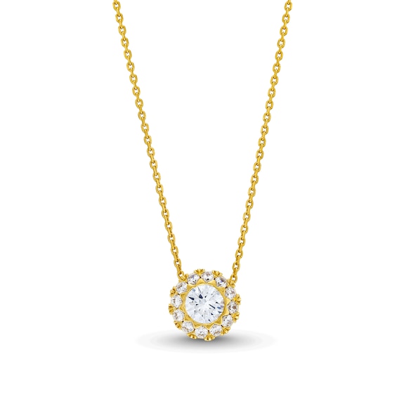 3/4 CT. T.w. Diamond Frame Pendant in 14K Gold