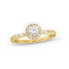 Thumbnail Image 1 of Vera Wang Love Collection 1/2 CT. T.W. Diamond Frame Art Deco Engagement Ring in 14K Gold (I/SI2)