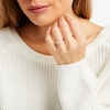 Thumbnail Image 2 of Vera Wang Love Collection 1/2 CT. T.W. Diamond Frame Art Deco Engagement Ring in 14K Gold (I/SI2)