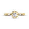 Thumbnail Image 4 of Vera Wang Love Collection 1/2 CT. T.W. Diamond Frame Art Deco Engagement Ring in 14K Gold (I/SI2)