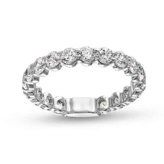 2 CT. T.w. Certified Lab-Created Diamond Eternity Anniversary Band in 14K White Gold (F/Vs2)